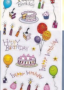 Docrafts Papermania - Accent Stickers - Birthday Selection