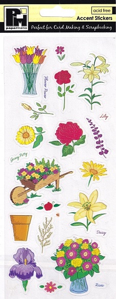 Docrafts Papermania - Accent Stickers - Floral