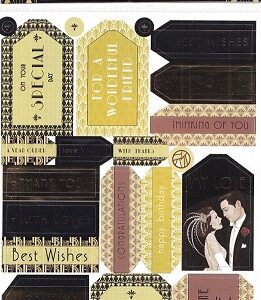 Docrafts Papermania - Art Deco Foiled Sentiments