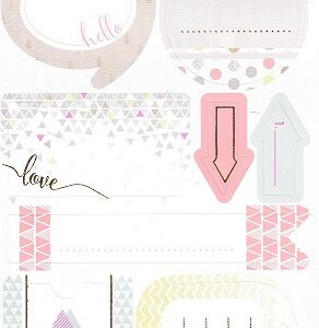 Docrafts Papermania - Capsule Geometric Neon Sticker Sheet