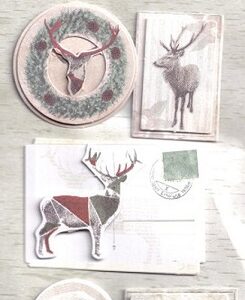 Docrafts Papermania - Festive Fauna 3D Stickers
