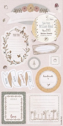 Docrafts Papermania - Tales From Wilson Wood Sticker Sheets
