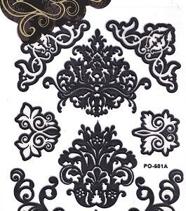 Docrafts - Signature Vinyl Stickers - Ornate