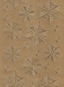 Dovecraft - Christmas Stickers - Snowflakes (Gold)