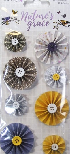 Dovecraft - Natures Grace Accordion Stickers