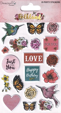 Dovecrafts - Folkland - Puffy Stickers