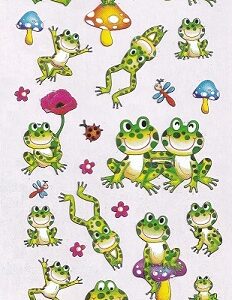 Fun Stickers - Happy Frogs