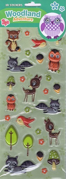 Fun Stickers - Woodland Adventure 3D Stickers