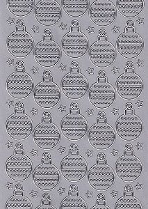 Goldlabel - Christmas Peel Off Sheet (Silver)