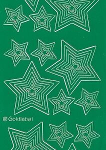 Goldlabel - Star Peel Offs (Green)