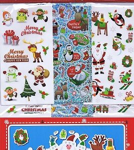 MC - Christmas Sticker Album - Penguin Skiing