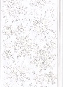 Magenta Style - Christmas Stickers - Snowflakes (White)