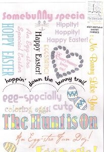 Royal Langnickel - Rub On Transfers Easter Phrases