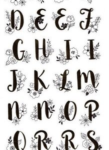 SIL PLC - Gold Alphabet Craft Stickers