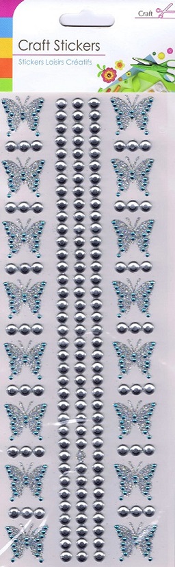 Sifcon - Craft Butterfly Stickers (Blue)