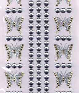 Sifcon - Craft Butterfly Stickers (Gold)