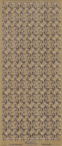Starform - Christmas Stickers - Bow & Star Borders (Gold)