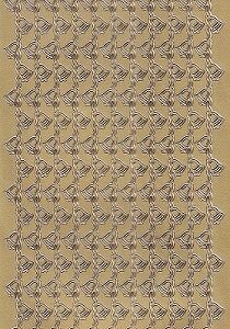 Starform - Christmas Stickers - Christmas Bell Borders (Gold)
