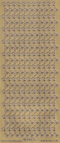Starform - Christmas Stickers - Christmas Bell Borders (Gold)