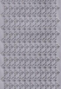 Starform - Christmas Stickers - Christmas Bell Borders (Silver)