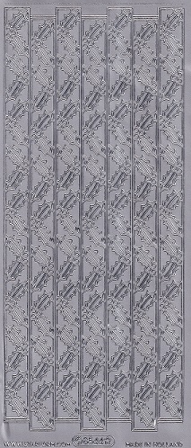 Starform - Christmas Stickers - Holly Borders (Silver)