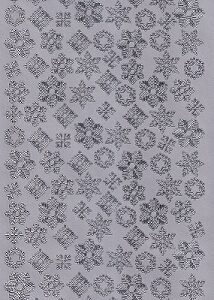 Starform - Christmas Stickers - Snowflakes (Silver)