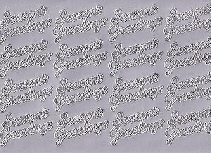 Starform - Seasons Greetings Peel Offs (Silver)