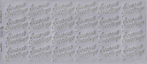 Starform - Seasons Greetings Peel Offs (Silver)