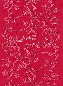 Starform - Stitch Design Christmas Stickers (Red)