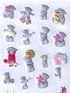 Tatty Teddy - Me To You Bubble Stickers