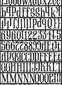 Tim Holtz - Idea-ology Alpha Parts Stickers