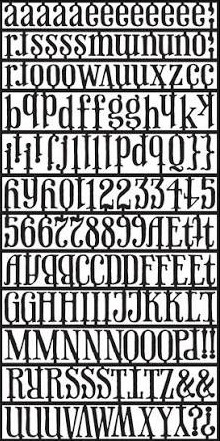 Tim Holtz - Idea-ology Alpha Parts Stickers