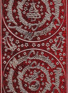 XP - Christmas Holographic Peel Off Circle (Red)