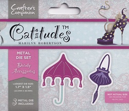 Crafters Companion - Catitudes Metal Die - Dainty Accessories