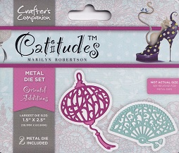 Crafters Companion - Catitudes Metal Die - Oriental Additions