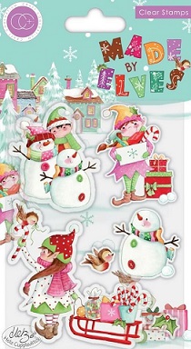 Craft Consortium - Made By Elves Clear Acrylic Stamps - Candy