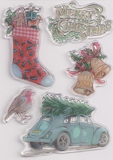 Craft Consortium - Noel - Festivity Clear Stamps - Image 2