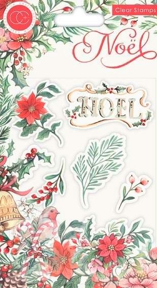 Craft Consortium - Noel - Flora Clear Stamps