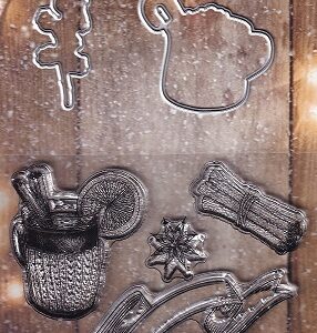 Craft Sensations - Clear Stamps & Cutting Dies Set - Drinks