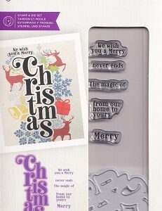 Crafters Companion - Gemini - Christmas  Stamp & Die Set