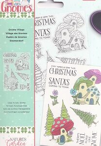 Crafters Companion - Gnome Village Clear Acrylic Stamps