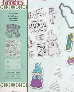 Crafters Companion - Natures Garden - Gnome Child Stamps, Die & Stencil Set