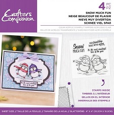 Crafters Companion - Snow Much Fun Clear Stamps