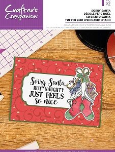 Crafters Companion - Sorry Santa Clear Stamp