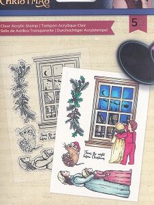 Crafters Companion - Twas The Night Before Christmas Clear Stamps - Christmas Eve