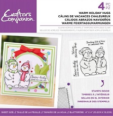 Crafters Companion - Warm Holiday Hugs Clear Stamps