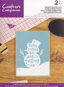 Crafters Companion - Worth Melting For Stamp