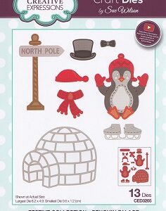 Creative Expressions - Festive Collection - Penguin Palace Dies