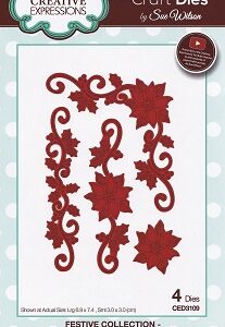 Creative Expressions - Poinsettia Flourish & Corner Dies