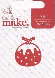 Cut & Make - Christmas Pudding Mini Die